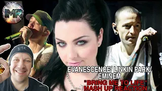 Evanescence / Linkin Park / Eminem Mash Up Reaction - BRING ME TO LIFE / FIRST TIME REACTION TO