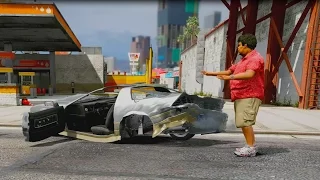 GTA 5  CAR CRASHES + MORE DAMAGE MOD