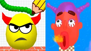 Draw To Smash VS Sandwich Runner - All Level Gameplay Android,iOS - NEW BIG APK UPDATE #2
