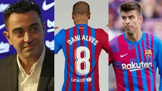 Barcelona Latest: Dani Alves to wear #8 jersey for Barça| Pique says Xavi didn't cancel his TV show