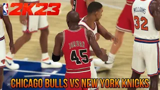 Double Nickel - NBA 2K23 - Jordan challenge - Chicago Bulls vs New York Knicks