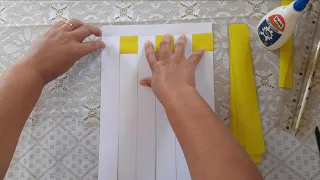 Trançado Indígena em papel sulfite