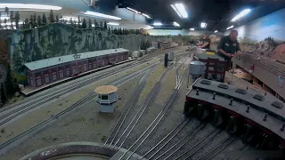 vista short track railroad Time-Lapse at the main yard