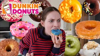 british girl tries dunkin' donuts for the first time