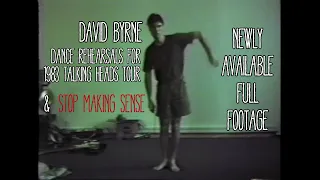 David Byrne - Full dance rehearsals for Stop Making Sense (1983)