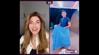 Elma VS Chanden Match | Funny Punishments😜| Elma Hazoury Tiktok Live Of 08 April 2024 | Funny Video😂