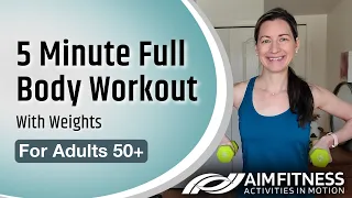 5 Minute Full Body Workout With Weights