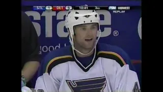 Blues Highlights: Blues at Red Wings: October 5, 2005