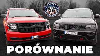 Jakie auto z USA wybrać: Jeep Grand Cherokee czy Chevrolet Suburban ?