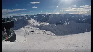 Skiing Germany - Nebelhorn Peak to Seealpe