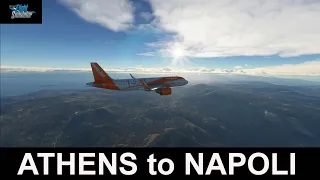 ATHENS to NAPOLI - Easyjet Airbus A320 Neo - Microsoft Flight Simulator