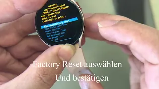 Galaxy watch 4 hard reset￼/ Galaxy Watch 4 Аппаратный сброс