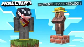 MINECRAFT, ale TYLKO NA JEDNYM NAJTRUDNIEJSZYM BLOKU! #1