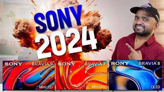 Sony 2024 TV Lineup Revealed telugu | Sony Changed EVERYTHING?