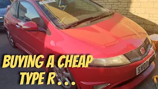 Flipping a cheap Civic Type R for a profit. Worth it? [Part 1 - Car delivery and inspection]