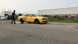 Dodge Challenger Demon Burnout