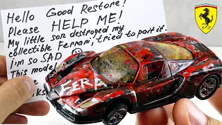 Restoration Enzo Ferrari | How To Restore Model SuperCar