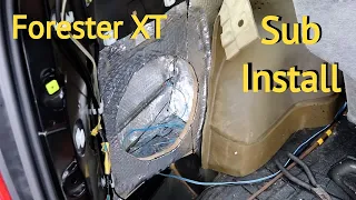 2005 Subaru Forester Sub install