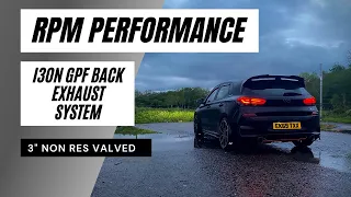 RPM Performance Hyundai I30N 3" GPF Back Exhaust System