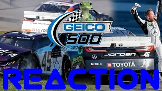 2024 NASCAR Cup Series GEICO 500 at Talladega Reaction. MCDOWELL BLOWS IT!