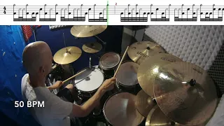 Modern drum groove on stack (Alessandro Magnani Drum Idea) Zoom Q8 audio