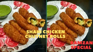 Shahi Chicken Chutney Rolls | Ramadan Special |Chatpate aur Chatkharedar Chicken Shahi Rolls