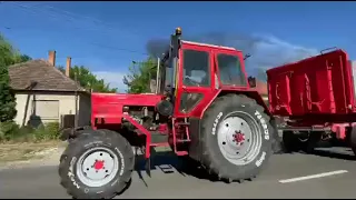 MTZ - 82 TURBO , SCHWARZMÜLLER : FÉKPRÓBA !