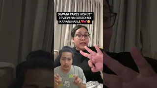 Babaeng bumatikos sa pagkain ni Diwata, may bagong video  puro papuri na sa Diwata Pares Overload?