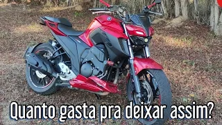 quanto gastei no geral pra deixar a fz25 assim