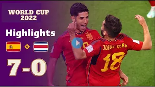 HIGHLIGHTS | Spain 7-0 Costa Rica - 2022 FIFA World Cup