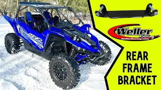 WELLER REAR FRAME BRACE INSTALL | YAMAHA YXZ 1000R | CHEAP AND EASY PROTECTION AGAINST FRAME BENDING