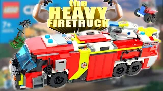 HEAVY Fire Truck - Alternate Build for LEGO 60374