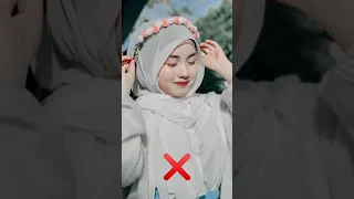 Fake hijab vs real muslim hijab video #viral #trending #short