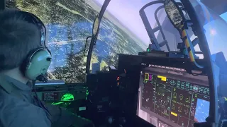 Home built F35 fighter jet simulator