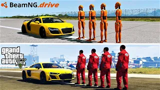 Beamng drive vs GTA V (physics comparison) #3