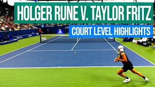 Holger Rune v. Taylor Fritz | Court Level Practice Match | 2023 | 4K