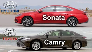 Toyota Camry vs Hyundai Sonata, Sonata vs Camry, Toyota vs Hyundai