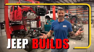 New Custom Jeep Builds in the Shop