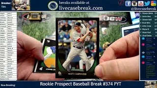 Rookie Prospect Baseball Multi Box Group Break PYT #374