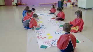 Peindre des sons : un atelier collectif en maternelle (PS/GS)