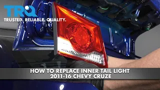 How to Replace Inner Tail Light 11-16 Chevy Cruze