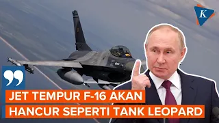 Kata Putin soal Jet F-16 Buatan AS yang Dipasok ke Ukraina