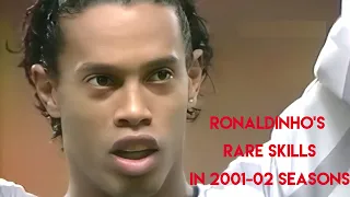 Ronaldinho's Rare Skills of PSG 2001~2002 season Division 1~! Rare Moments 1080P!