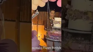 #Momal_Shaikh celebrating her birthday🎉🎊🎂