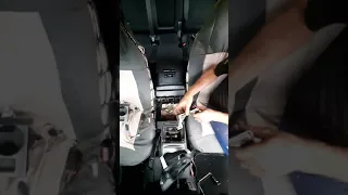 Gen4 Pajero center console rattle fix