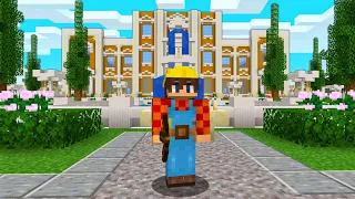 ZATRUDNIŁEM SIĘ na BUDOWIE WILLI ELVISOO, tylko żeby GO ŚLEDZIĆ w Minecraft