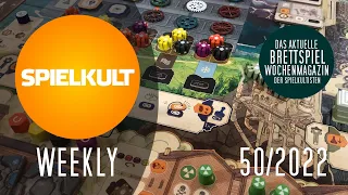 Weekly 50/2022 // Brettspiel-Reviews, Spieletreff, Vorschau