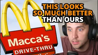 AUSTRALIAN MCDONALDS LOOKS AWESOME 😲 American Reacts!