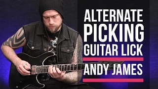 Andy James - Alternate Picking Arpeggio Lick Lesson With TAB - LickLibrary