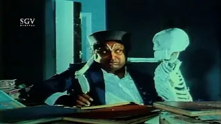 ದೆವ್ವ ವೇಷ ಹಾಕೊಂಡು ಅಕೌಂಟೆಂಟ್-ಗೆ ಹೆದರಿಸಿದ ಶಂಕರ್ ನಾಗ್ | Anthintha Gandu Nanalla Movie Comedy Scene